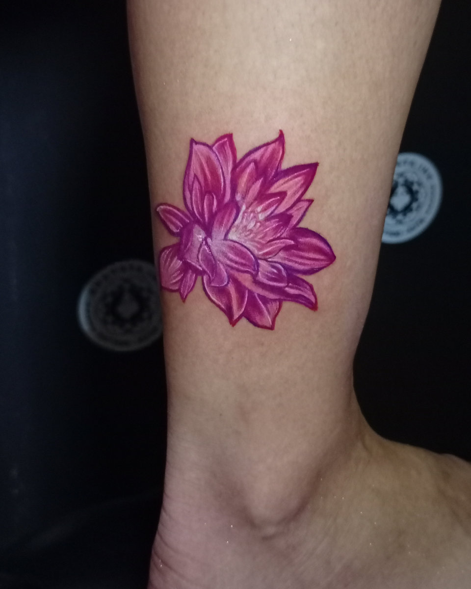 Anahata Ink Tattoo Kuta Bali - Small Lotus Tattoo