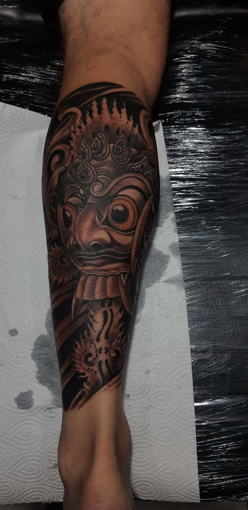 Anahata Ink Tattoo Kuta Bali - Leg Tattoo 001