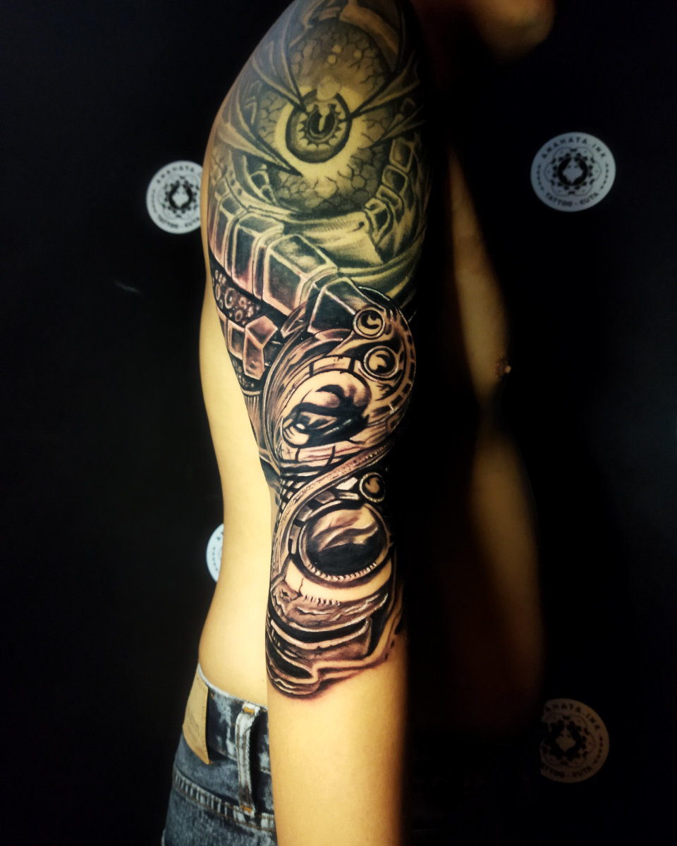 Anahata Ink Tattoo Kuta Bali - Mecha Style Tattoo