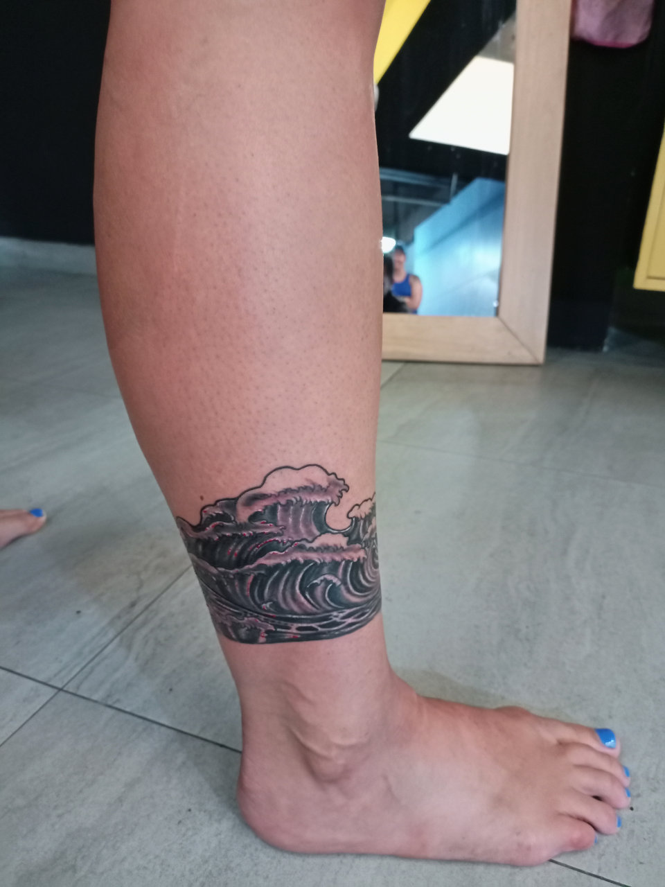Anahata Ink Tattoo Kuta Bali - Wave Bangle Tattoo