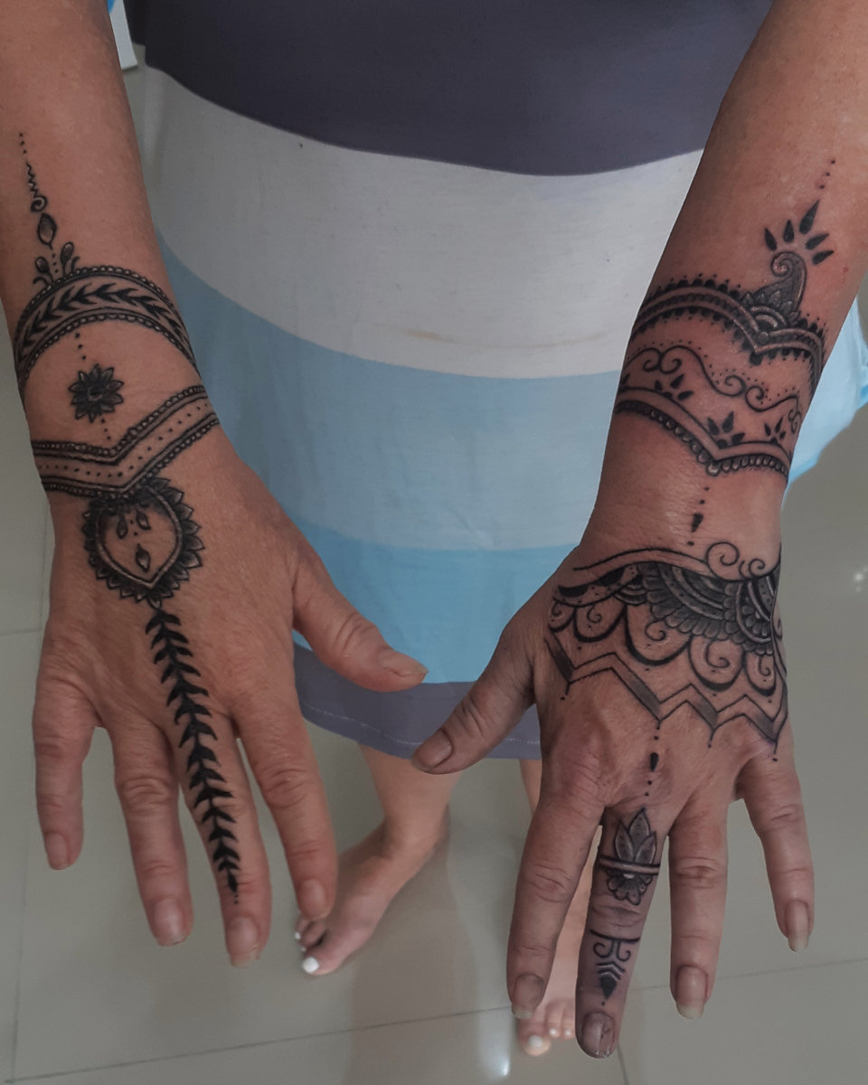 Anahata Ink Tattoo Kuta Bali - Mandala Tattoo on the Arm